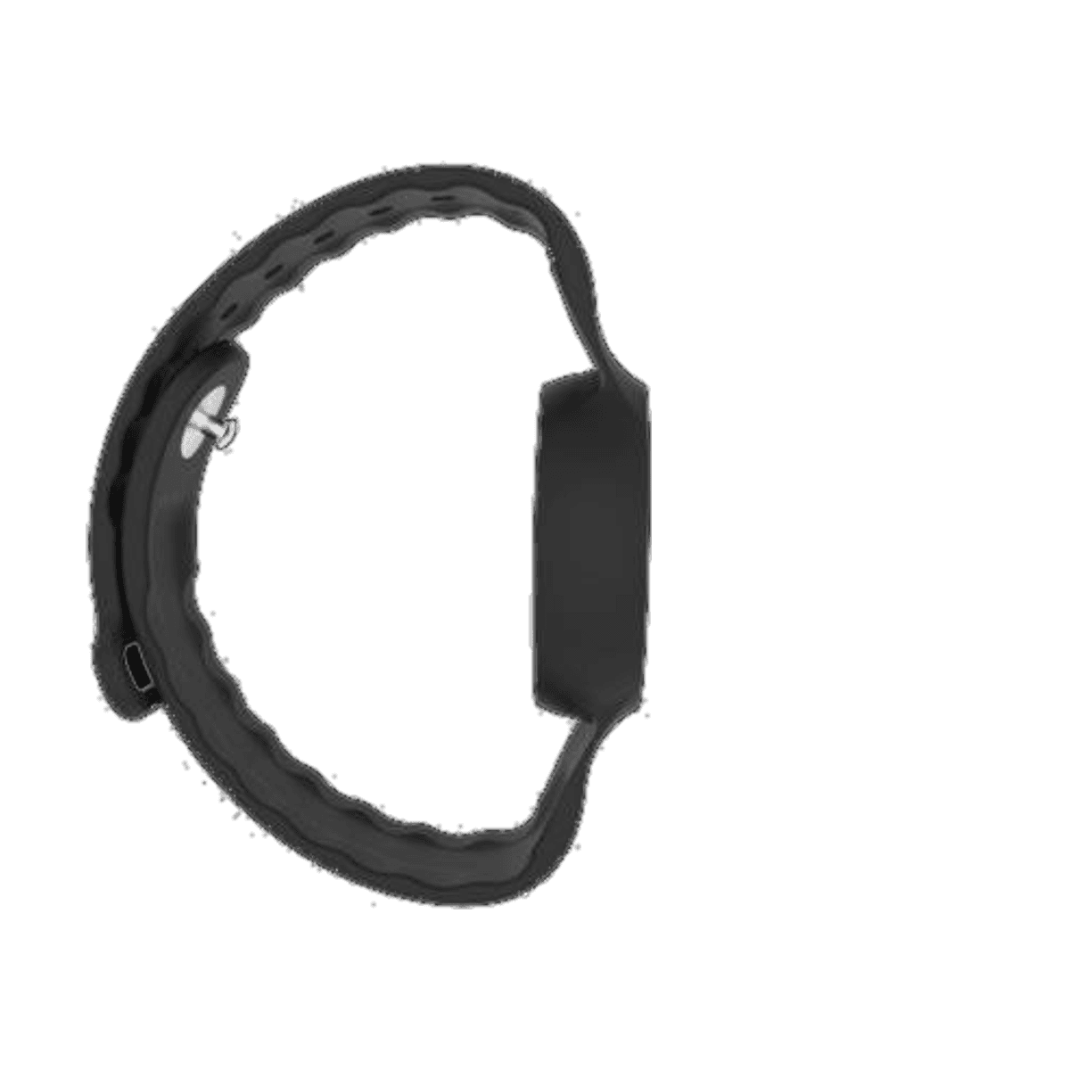 The StediGuard B10 in profile, showing the slim pod on the strap