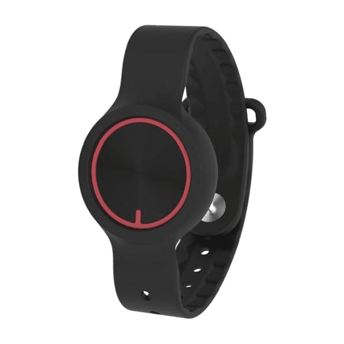 The StediGuard B10 from the front, with its round face and adjustable strap